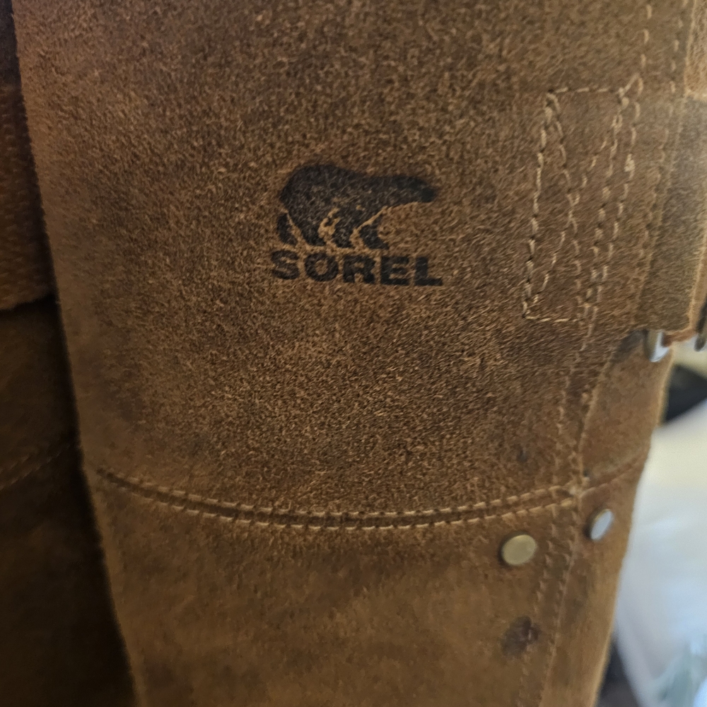 Sorel Tall Suede Winter Boots in Chestnut Brown - Picture 3 of 8